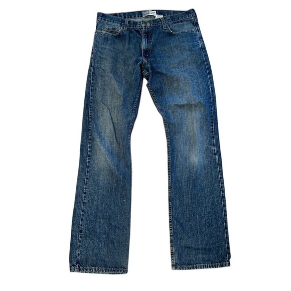 Levi's Signature Womens‎ Straight Leg Jeans High Rise Med Wash Denim Sz 36 x 34 - Picture 4 of 5